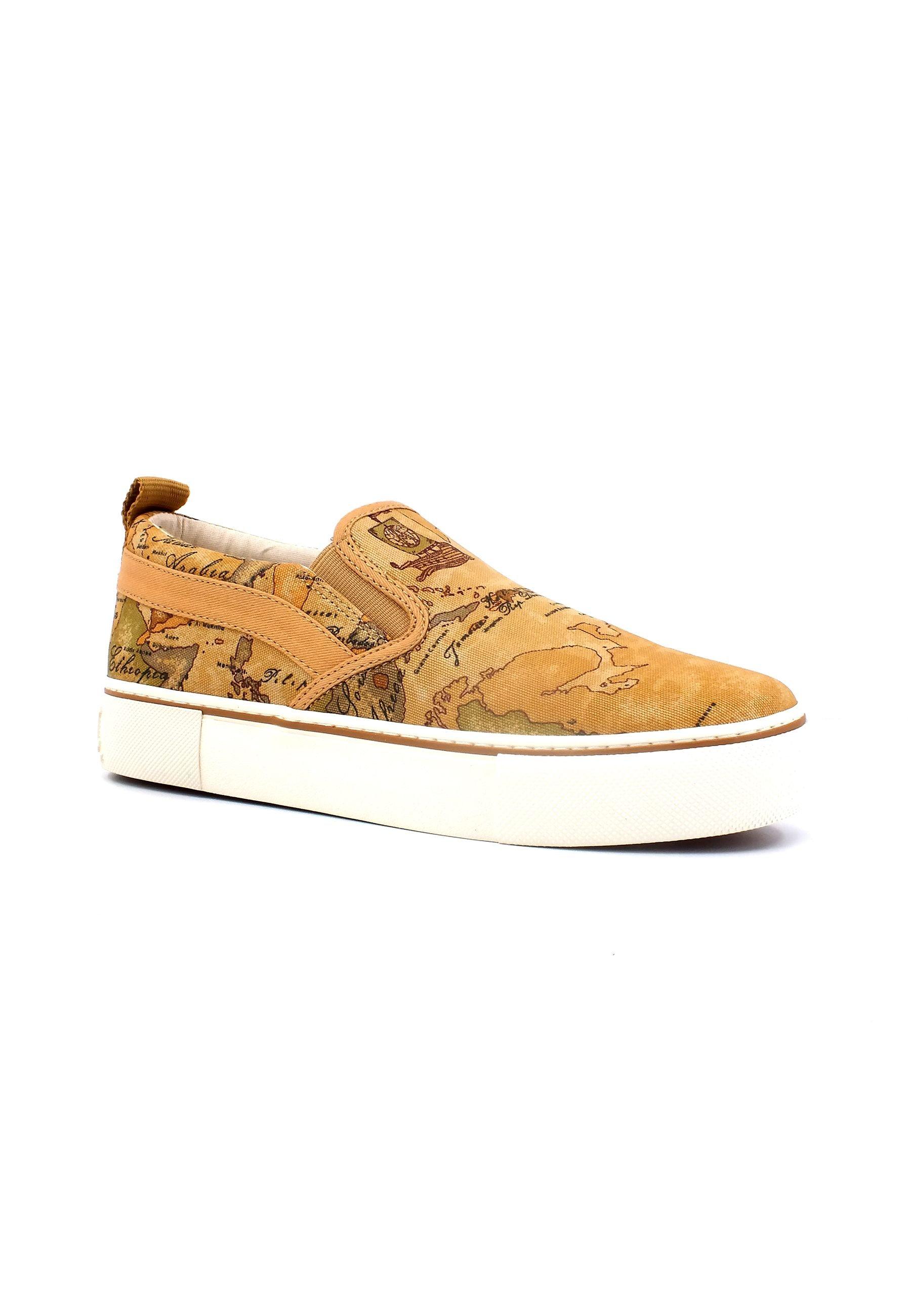 ALVIERO MARTINI 1° CLASSE Sneaker Slip On Donna Beige Geo N1492-0109 - Sandrini Calzature e Abbigliamento