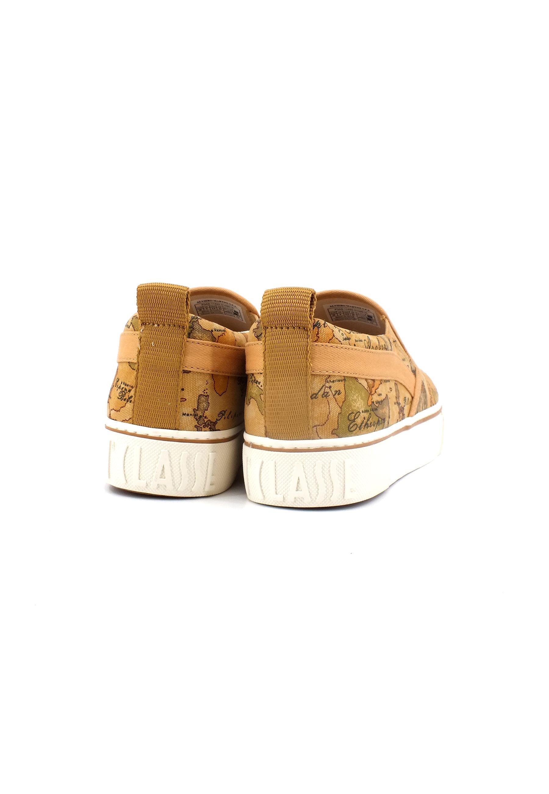 ALVIERO MARTINI 1° CLASSE Sneaker Slip On Donna Beige Geo N1492-0109 - Sandrini Calzature e Abbigliamento