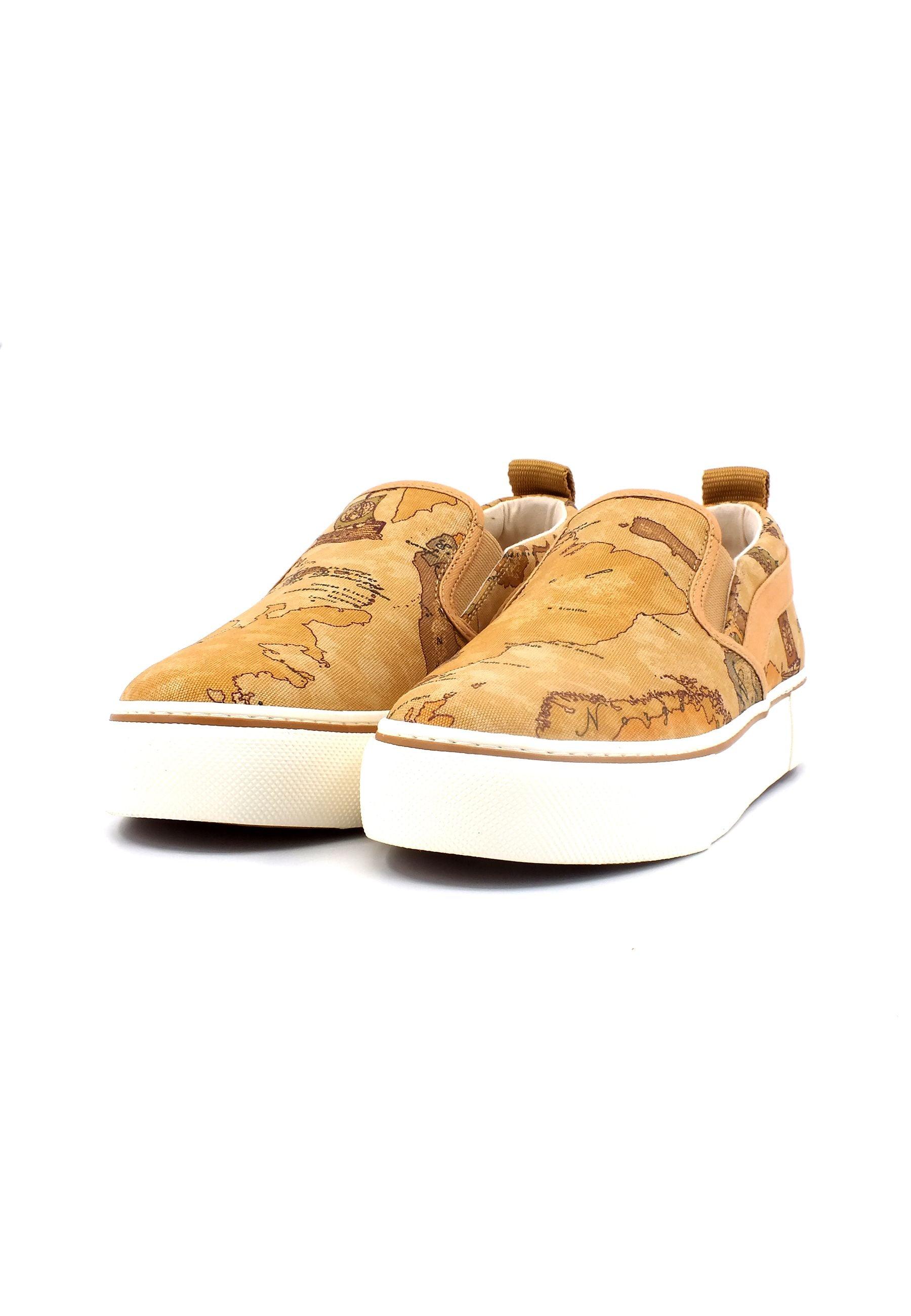 ALVIERO MARTINI 1° CLASSE Sneaker Slip On Donna Beige Geo N1492-0109 - Sandrini Calzature e Abbigliamento