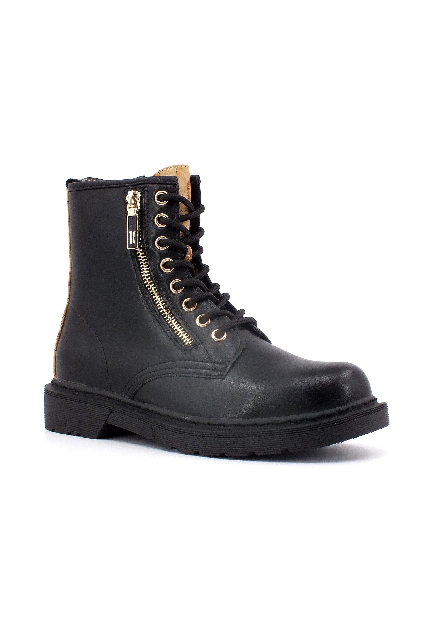 ALVIERO MARTINI 1° CLASSE Stivaletto Anfibio Donna Black Z0642-201C - Sandrini Calzature e Abbigliamento