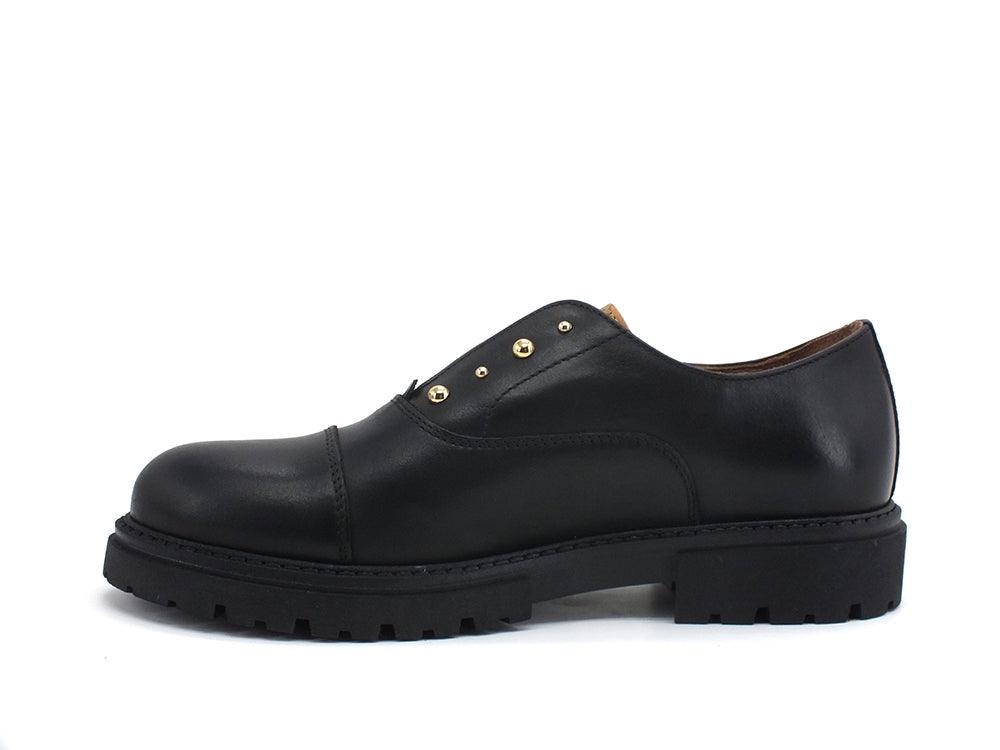 ALVIERO MARTINI 1A CLASSE Derby Borchie Black Geo N0801-0092 - Sandrini Calzature e Abbigliamento