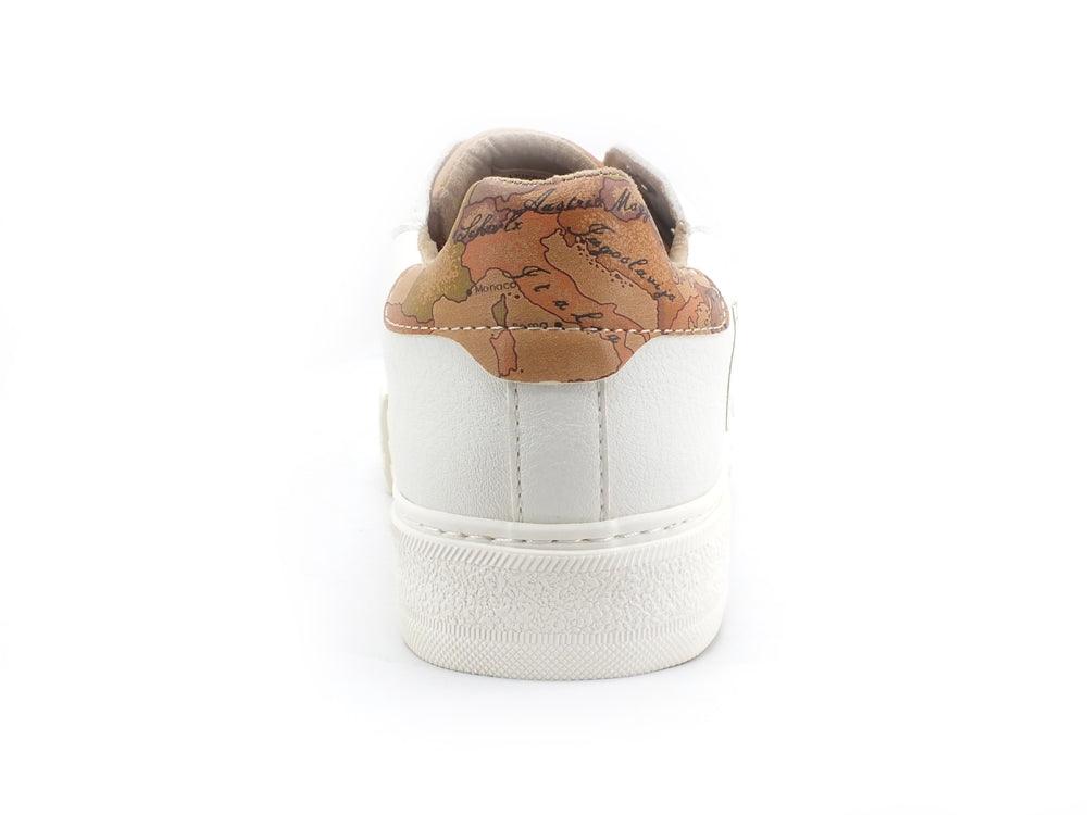 ALVIERO MARTINI 1A CLASSE Sneaker Platform White Beige Geo N0984-0193 - Sandrini Calzature e Abbigliamento