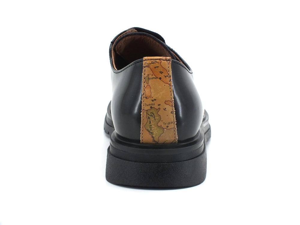 ALVIERO MARTINI 1A CLASSSE Derby Stringata Smooth Geo Black N1043-0154 - Sandrini Calzature e Abbigliamento