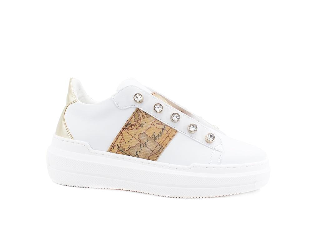 ALVIERO MARTINI 1A CLASSSE Sneaker Platform Geo White Z0094-201N - Sandrini Calzature e Abbigliamento