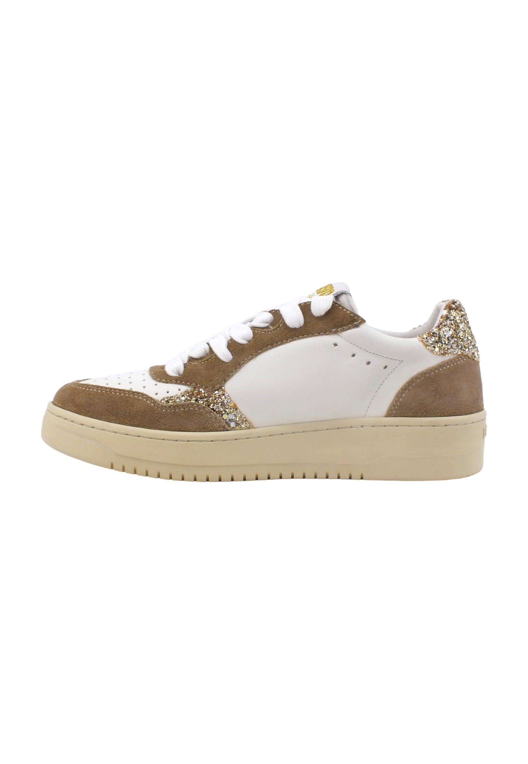 BACK70 Slam 902 Sneaker Donna Glitter Platine 108001 - Sandrini Calzature e Abbigliamento