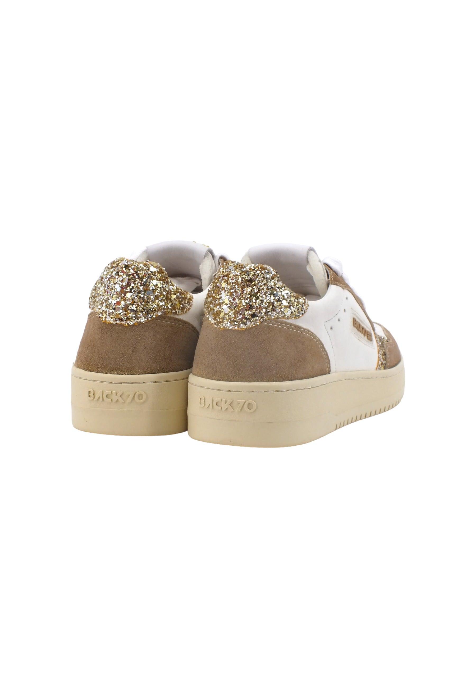 BACK70 Slam 902 Sneaker Donna Glitter Platine 108001 - Sandrini Calzature e Abbigliamento