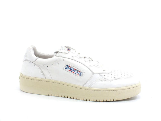 BACK70 Sneaker Slam 1A Pelle Bianco Milk 108002 - Sandrini Calzature e Abbigliamento
