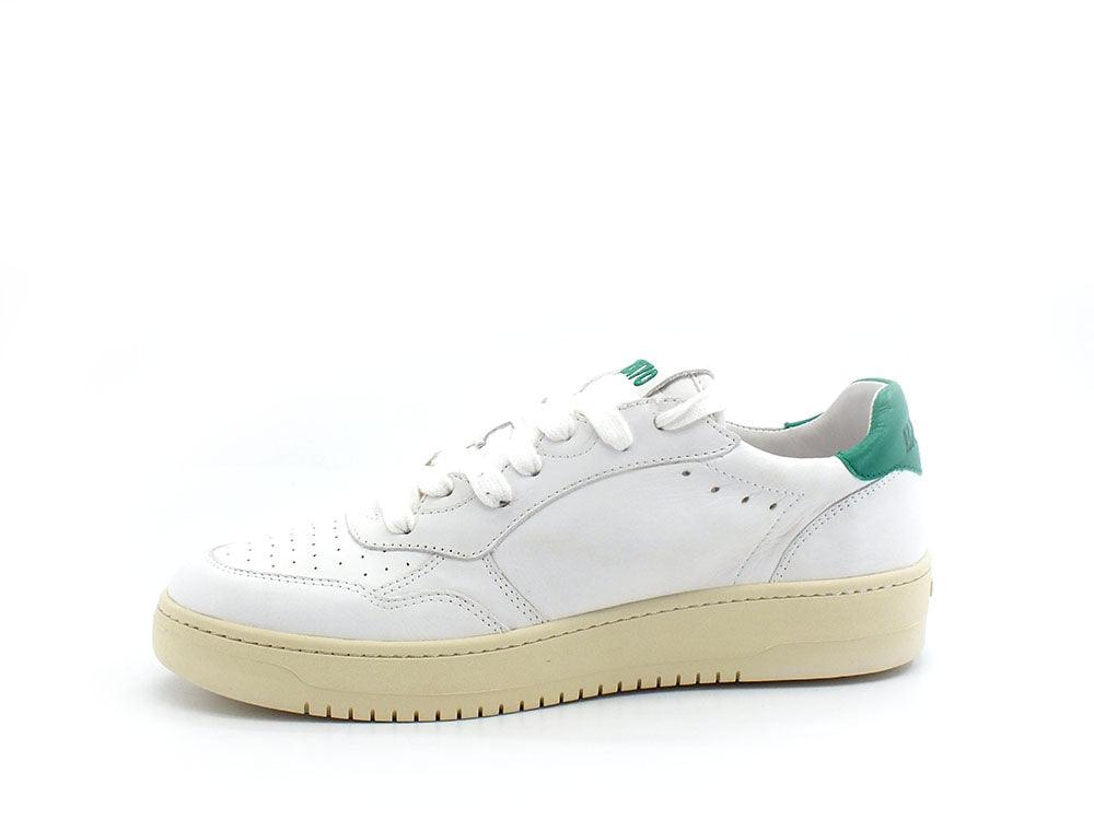 BACK70 Sneaker Slam 7D Cow Pelle Milk Green 108002 - Sandrini Calzature e Abbigliamento