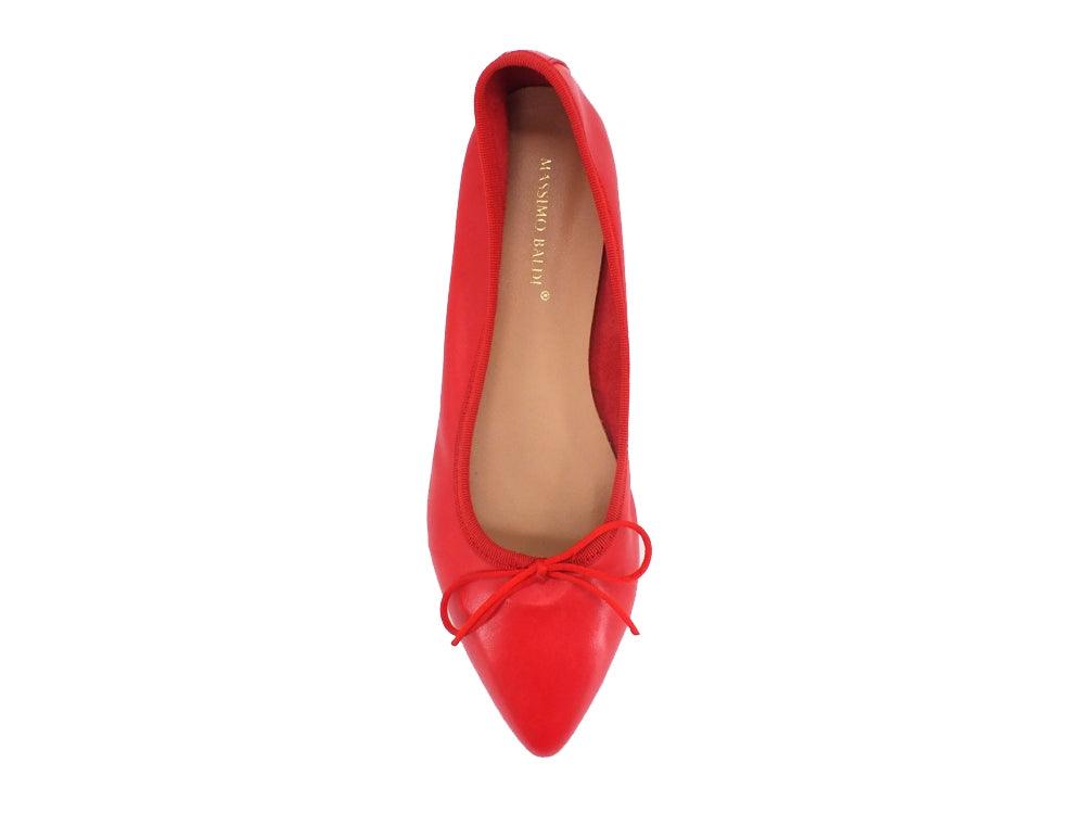 BALDI Ballerina Rosso 31180 - Sandrini Calzature e Abbigliamento