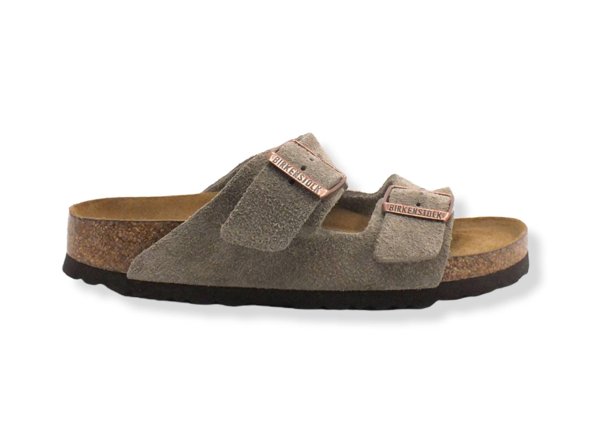 BIRKENSTOCK Arizona Ciabatta Due Fibbie Donna Beige Taupe 0951303 - Sandrini Calzature e Abbigliamento