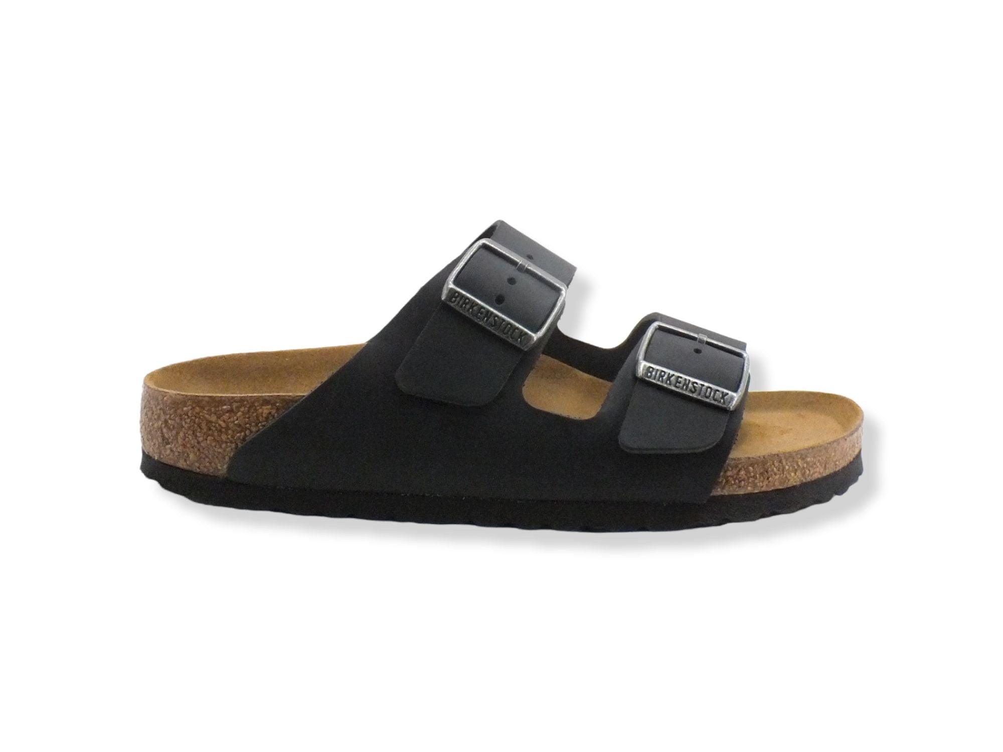 Scopri BIRKENSTOCK Arizona Ciabatta Due Fibbie Donna Silver Black