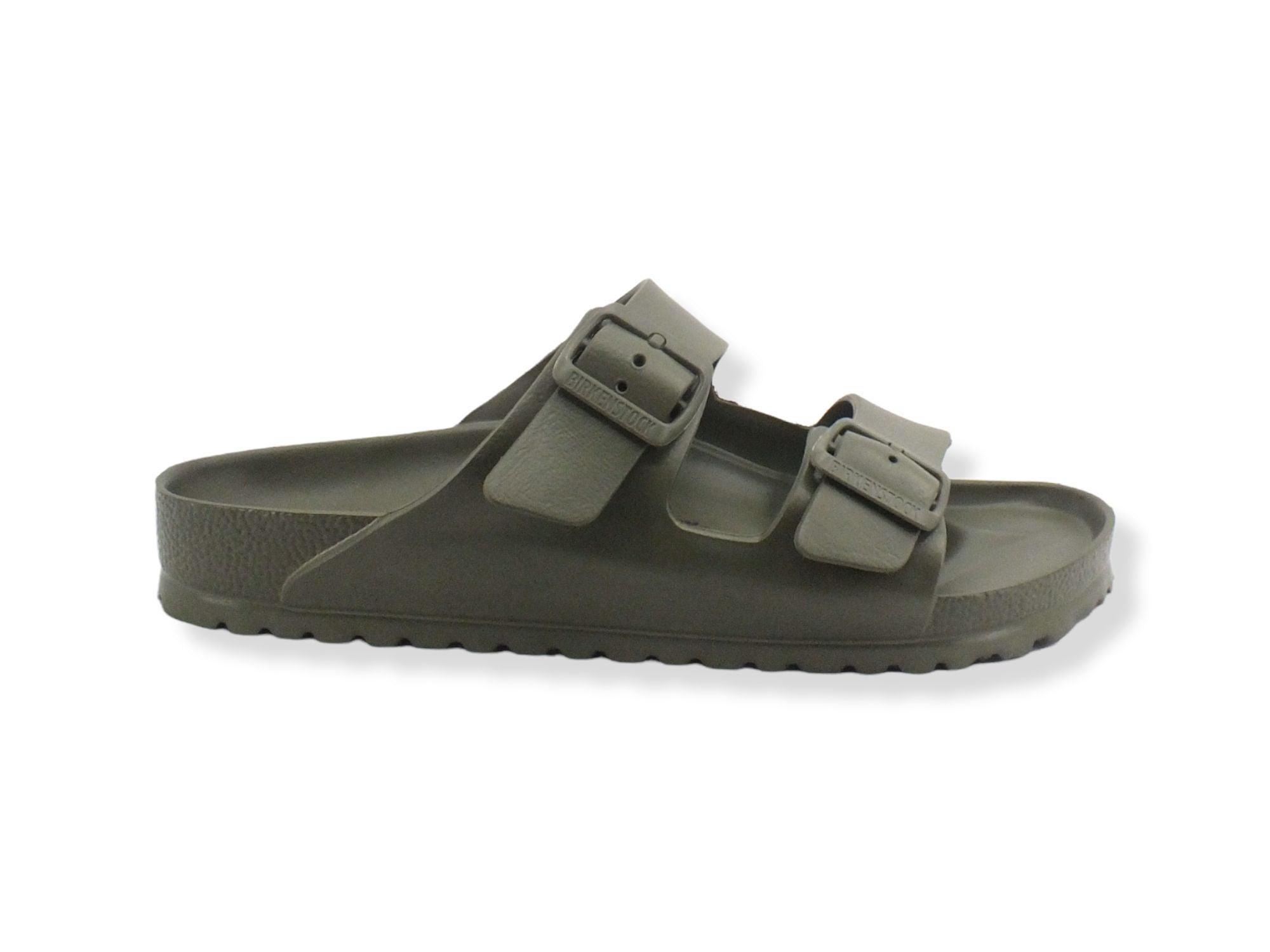 Scopri BIRKENSTOCK Arizona Eva Ciabatta Fibbie Donna Verde Khaki