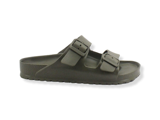 BIRKENSTOCK Arizona Eva Ciabatta Fibbie Donna Verde Khaki 1019094 - Sandrini Calzature e Abbigliamento