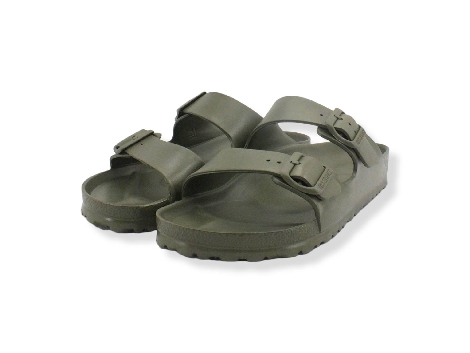 BIRKENSTOCK Arizona Eva Ciabatta Fibbie Donna Verde Khaki 1019094 - Sandrini Calzature e Abbigliamento