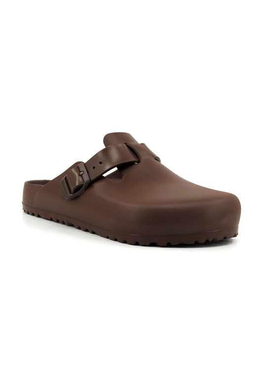 BIRKENSTOCK Boston Eva Ciabatta Uomo Roast Marrone 1027386 - Sandrini Calzature e Abbigliamento