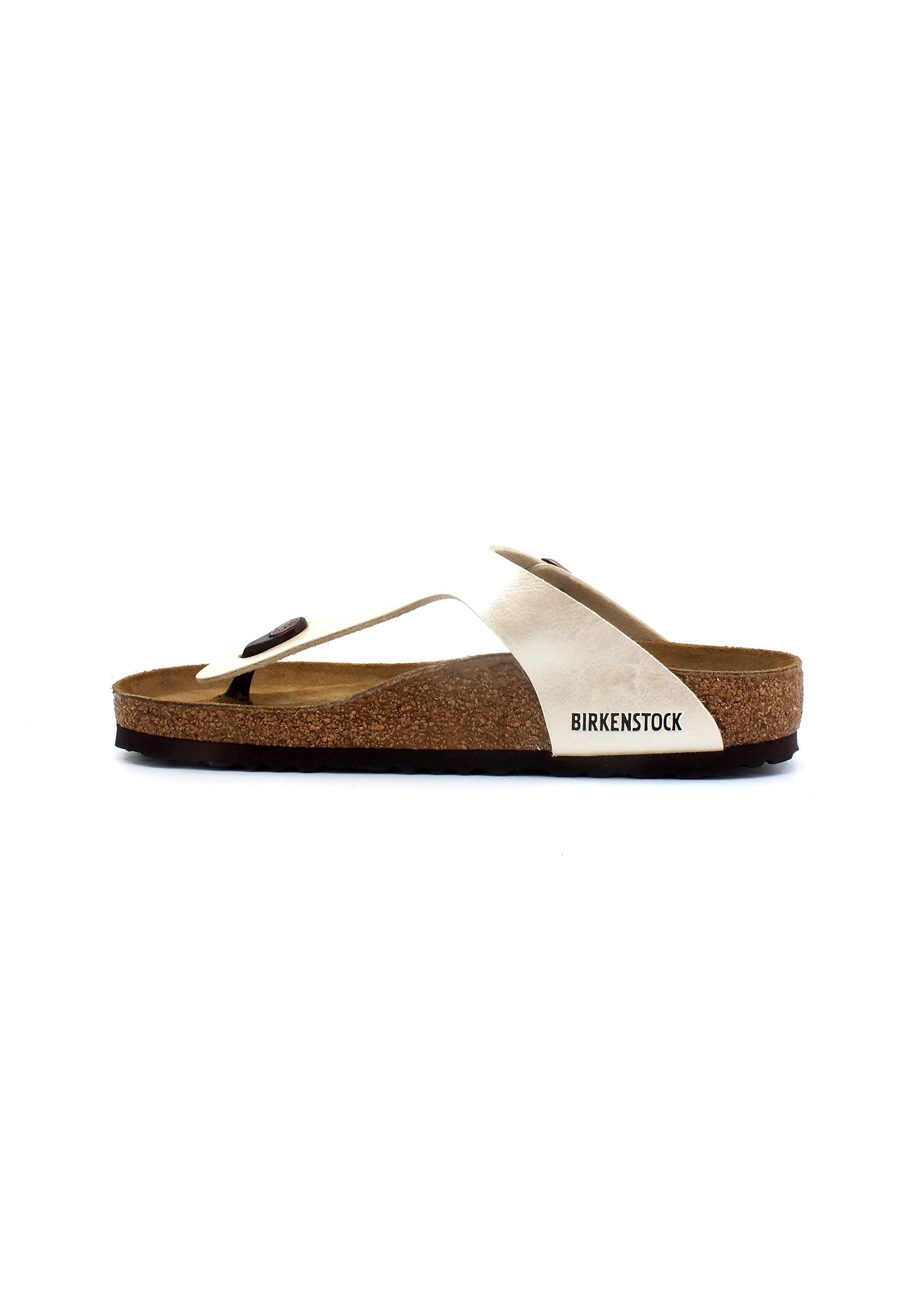BIRKENSTOCK Gizeh Regular Fit Ciabatta Donna Graceful Pearl White 0943871 - Sandrini Calzature e Abbigliamento
