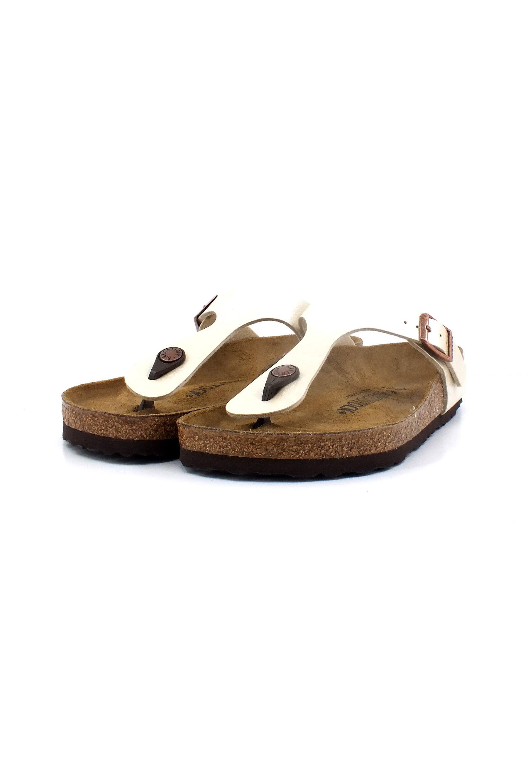 BIRKENSTOCK Gizeh Regular Fit Ciabatta Donna Graceful Pearl White 0943871 - Sandrini Calzature e Abbigliamento