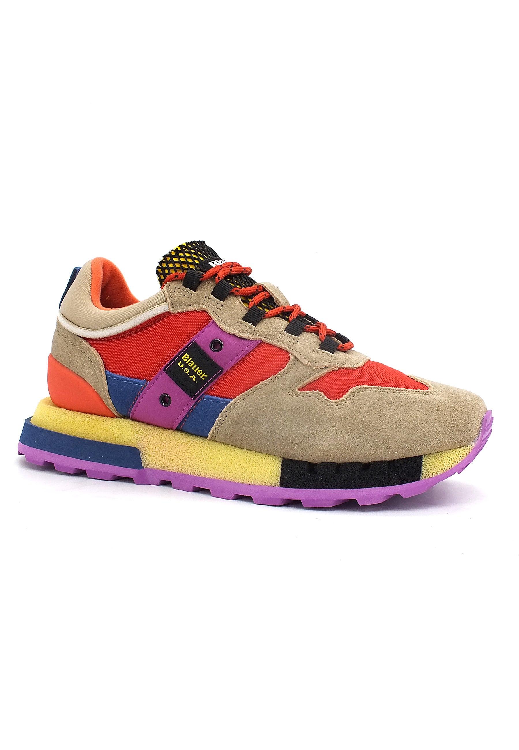 BLAUER Houma 01 Sneaker Donna Fantasia Orange F2HOUMA01 - Sandrini Calzature e Abbigliamento