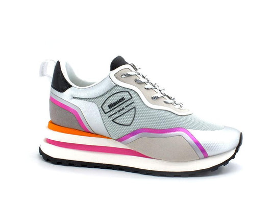 BLAUER Marple 01 Sneaker Traforata Mesh Silver Argento S2MARPLE01 - Sandrini Calzature e Abbigliamento