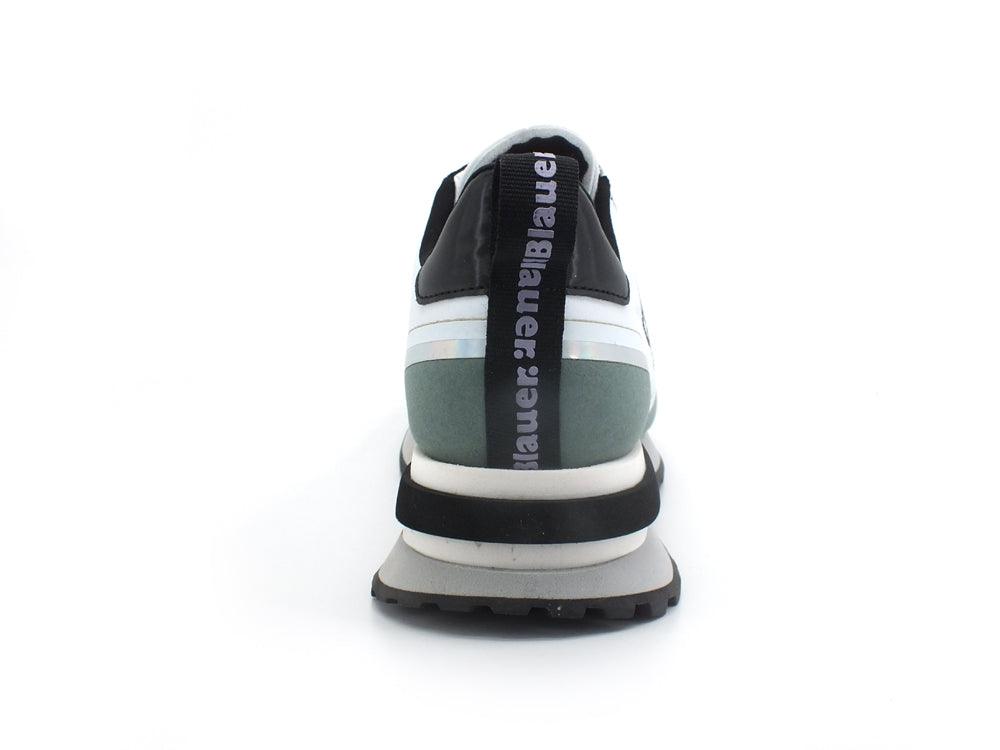 BLAUER Marple 01 Sneaker Traforata Mesh White S2MARPLE01 - Sandrini Calzature e Abbigliamento