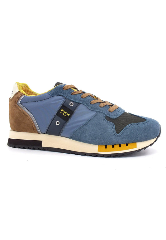 BLAUER Queens 01 Sneaker Uomo Blu Jeans F2QUEENS01 - Sandrini Calzature e Abbigliamento