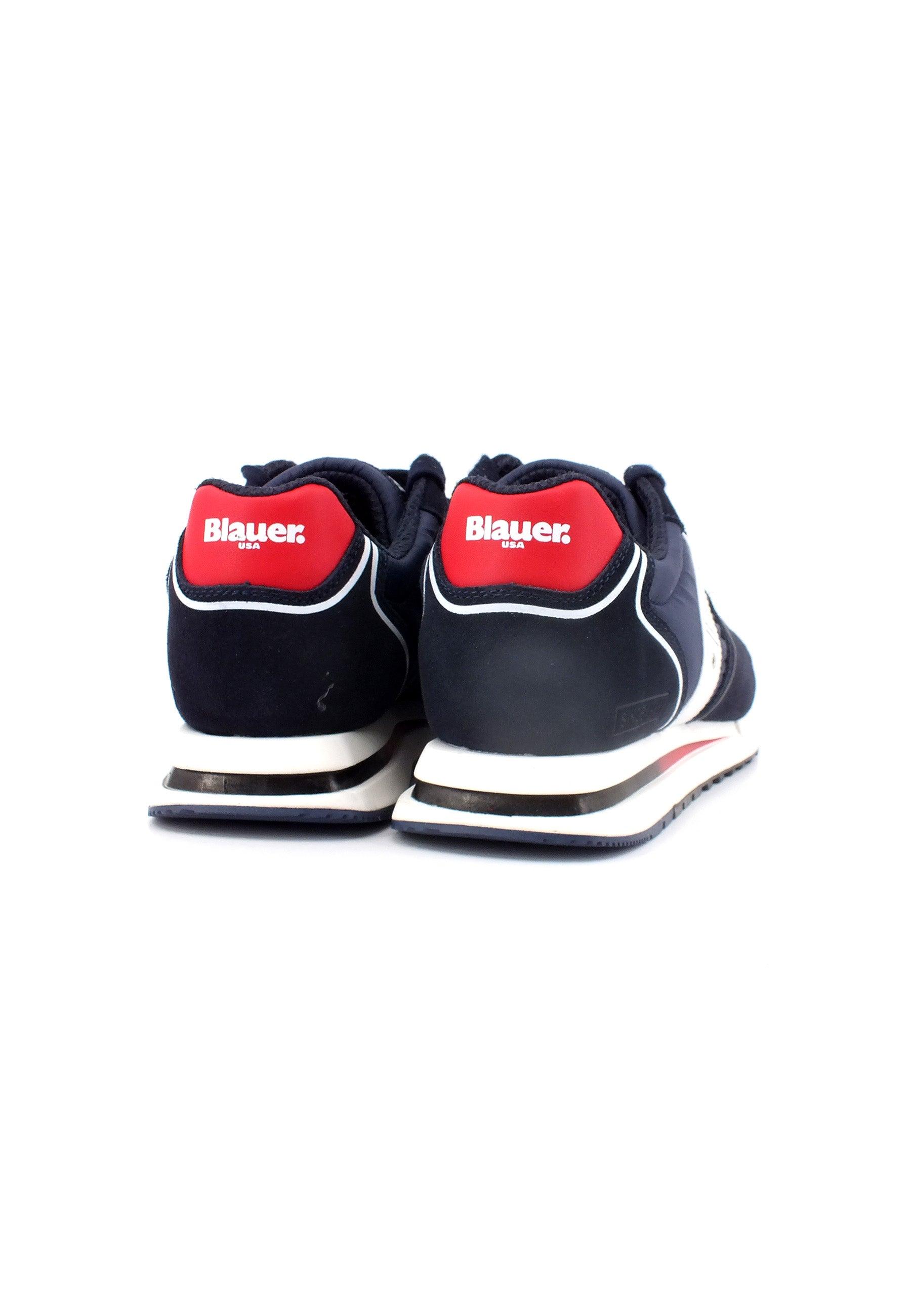 BLAUER Sneaker Uomo Navy Red S3QUARTZ04 - Sandrini Calzature e Abbigliamento
