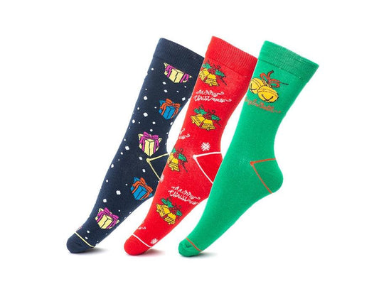 BLEND Calzini Natale 3 Pack Rosso Blu Verde 20707338 - Sandrini Calzature e Abbigliamento
