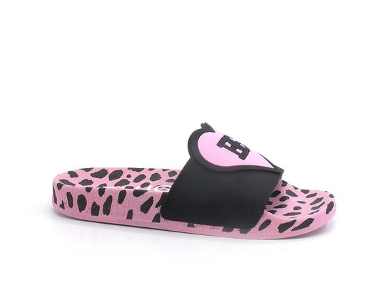 BLUGIRL Blumarine Chic 2 Ciabatta Slipper Printed Bon Bon Black Nero 6A2523EX139 - Sandrini Calzature e Abbigliamento