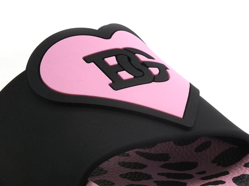 BLUGIRL Blumarine Chic 2 Ciabatta Slipper Printed Bon Bon Black Nero 6A2523EX139 - Sandrini Calzature e Abbigliamento
