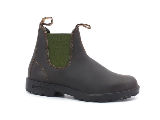BLUNDSTONE Stivaletto Polacco Elastici Brown Olive Wood 519 - Sandrini Calzature e Abbigliamento