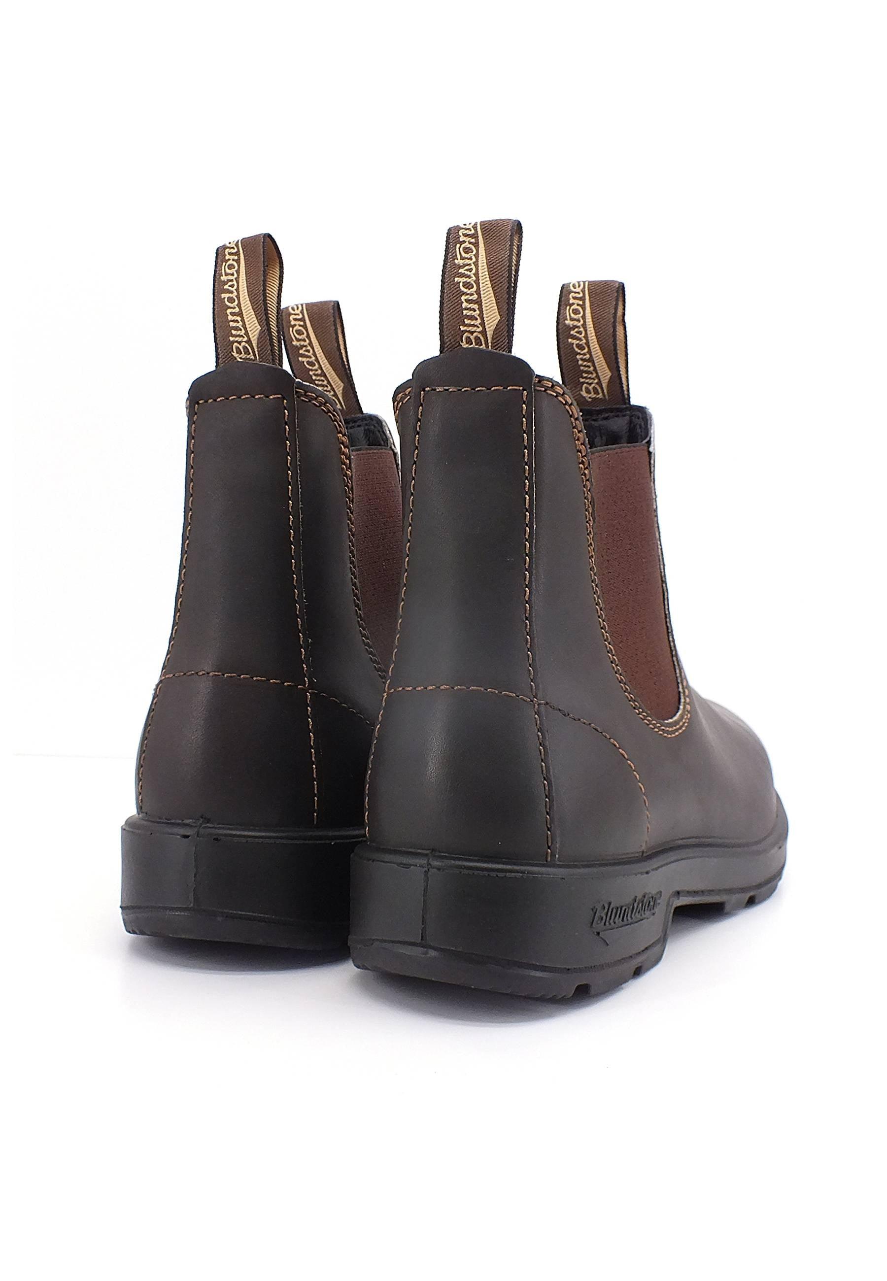 BLUNDSTONE Stivaletto Polacco Uomo Brown 500 - Sandrini Calzature e Abbigliamento