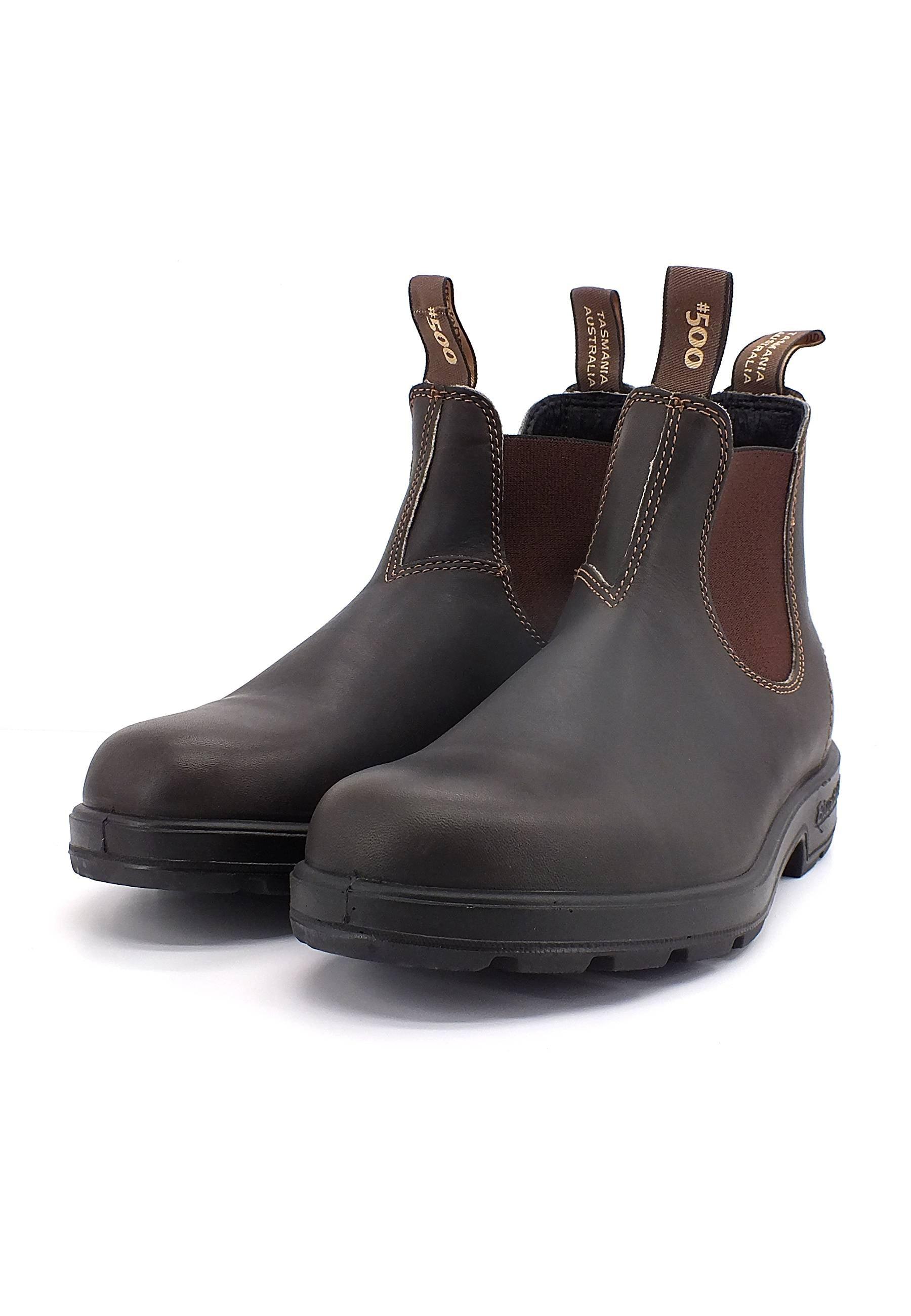 BLUNDSTONE Stivaletto Polacco Uomo Brown 500 - Sandrini Calzature e Abbigliamento