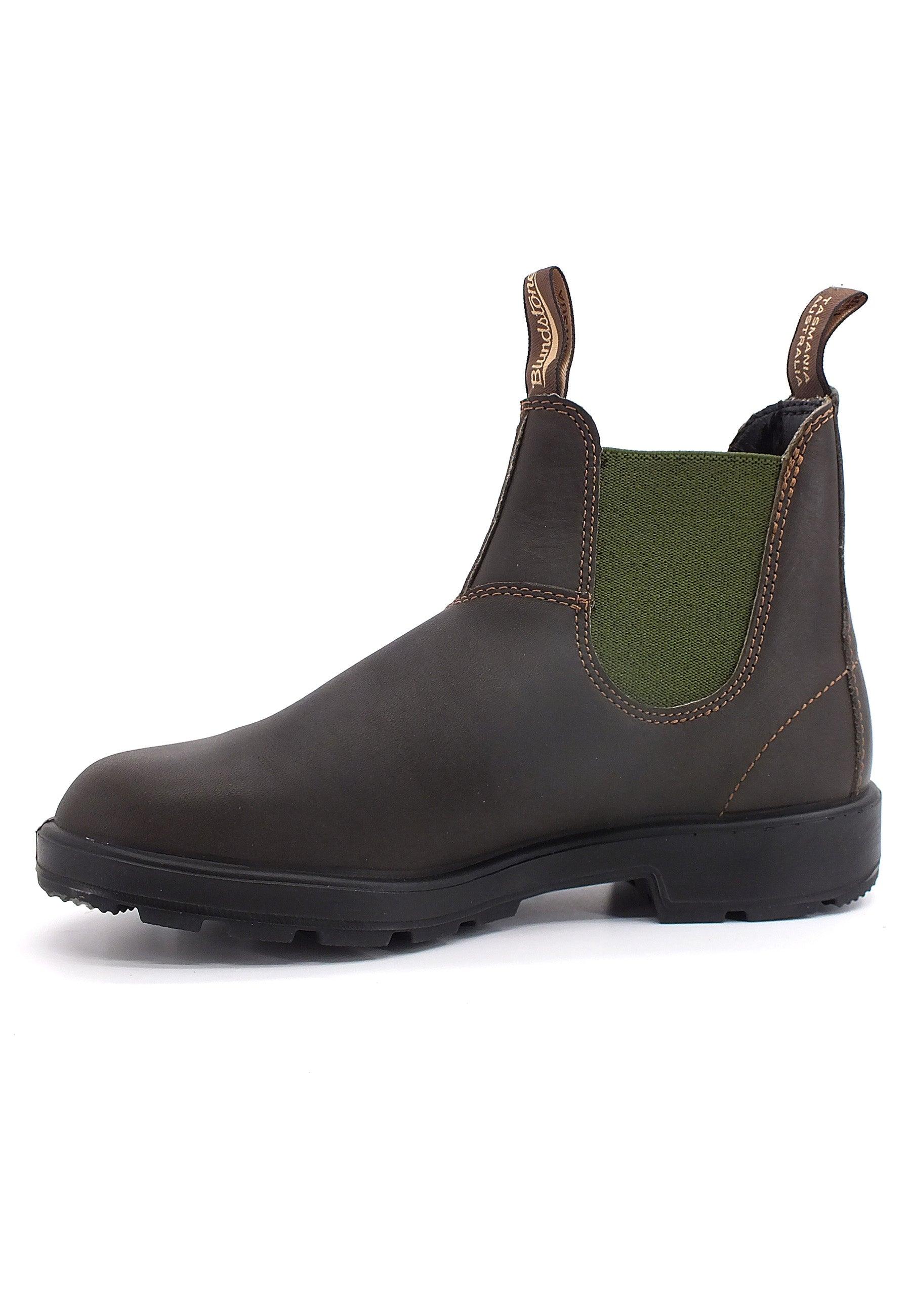 BLUNDSTONE Stivaletto Polacco Uomo Brown Olive 519 - Sandrini Calzature e Abbigliamento