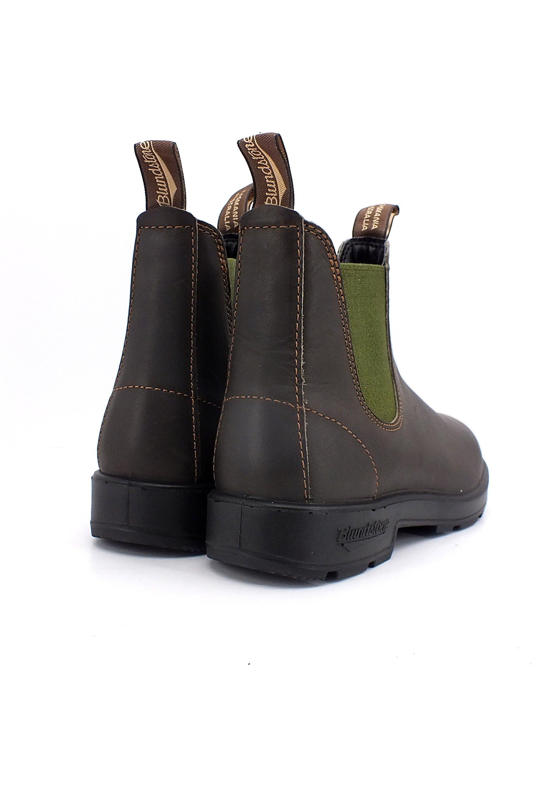 BLUNDSTONE Stivaletto Polacco Uomo Brown Olive 519 - Sandrini Calzature e Abbigliamento