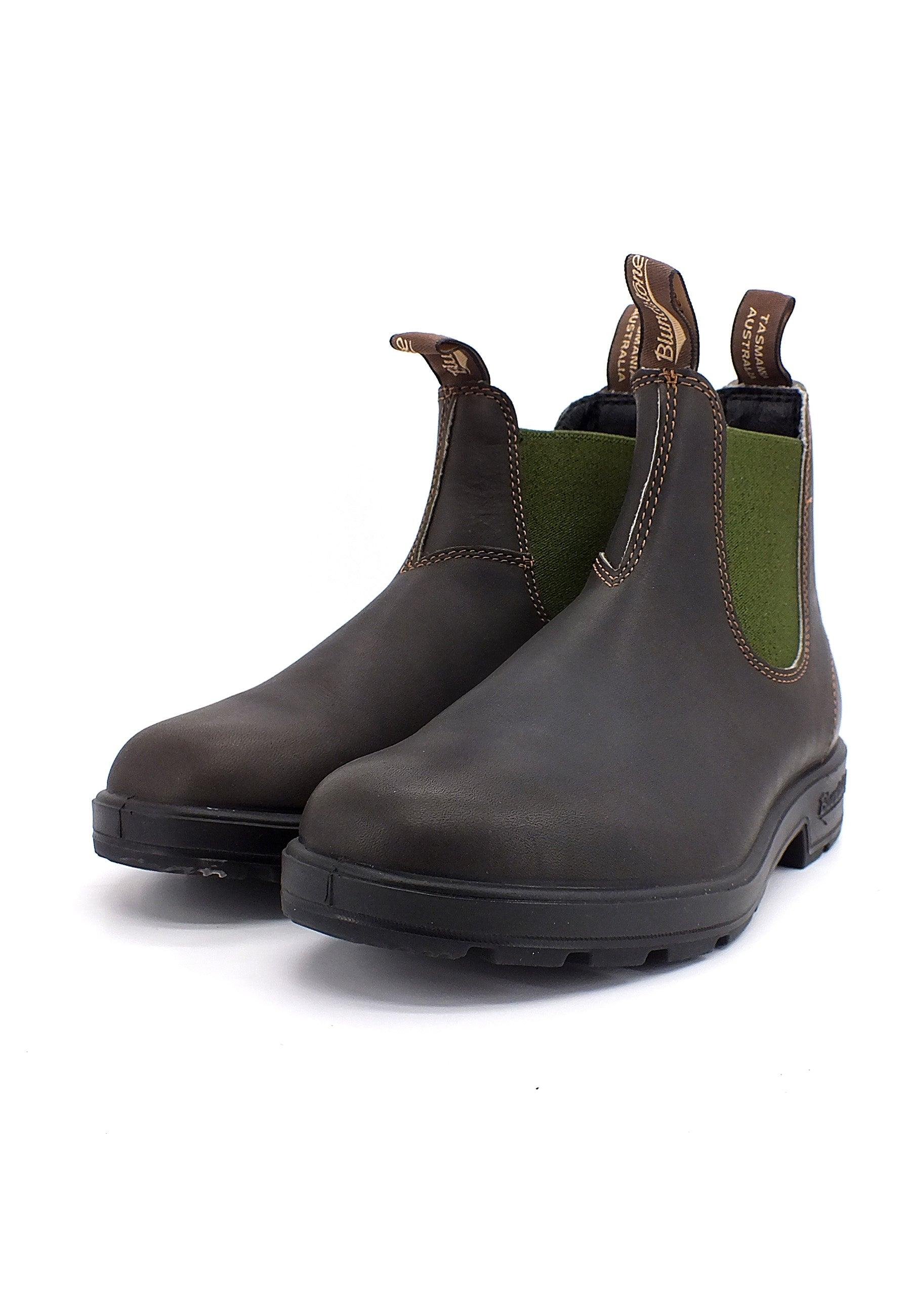 BLUNDSTONE Stivaletto Polacco Uomo Brown Olive 519 - Sandrini Calzature e Abbigliamento