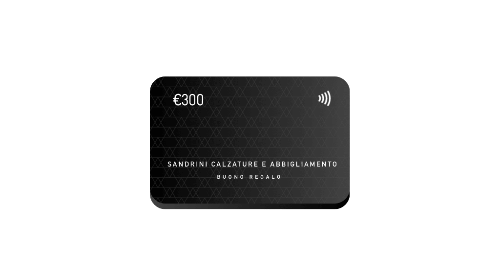 Buono Regalo €300 - Sandrini Calzature e Abbigliamento - Sandrini Calzature e Abbigliamento