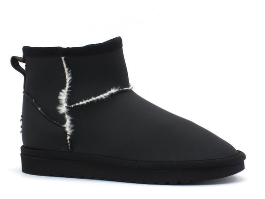 C1BERIAN Boot Montone Nero Bianco A102 BOOT - Sandrini Calzature e Abbigliamento
