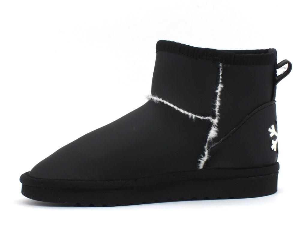 C1BERIAN Boot Montone Nero Bianco A102 BOOT - Sandrini Calzature e Abbigliamento