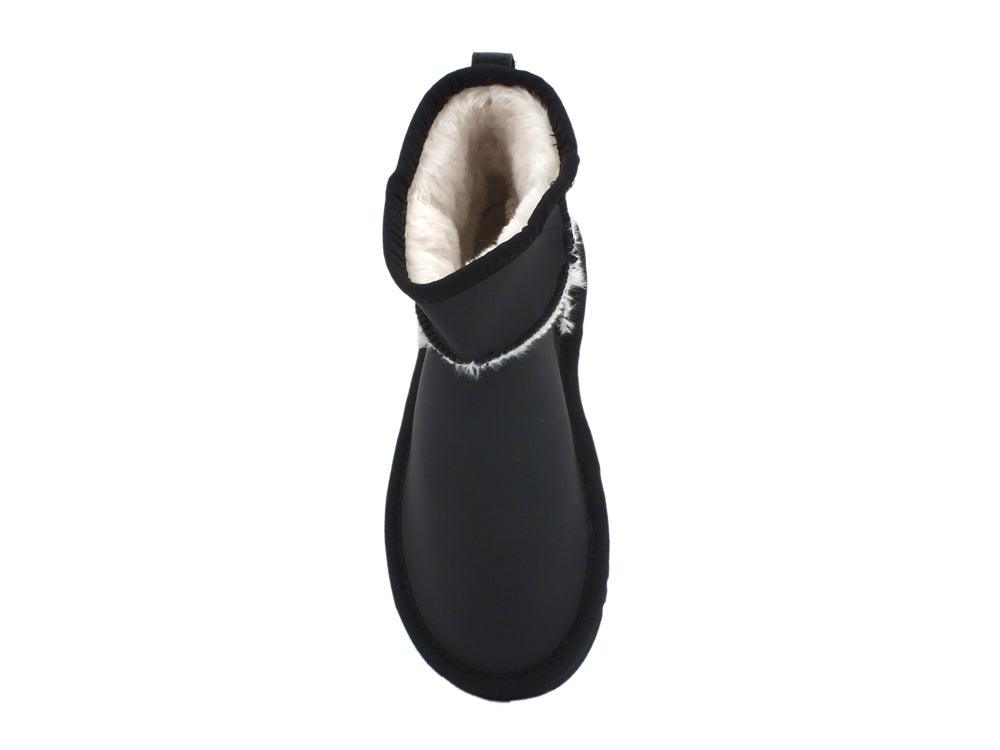 C1BERIAN Boot Montone Nero Bianco A102 BOOT - Sandrini Calzature e Abbigliamento