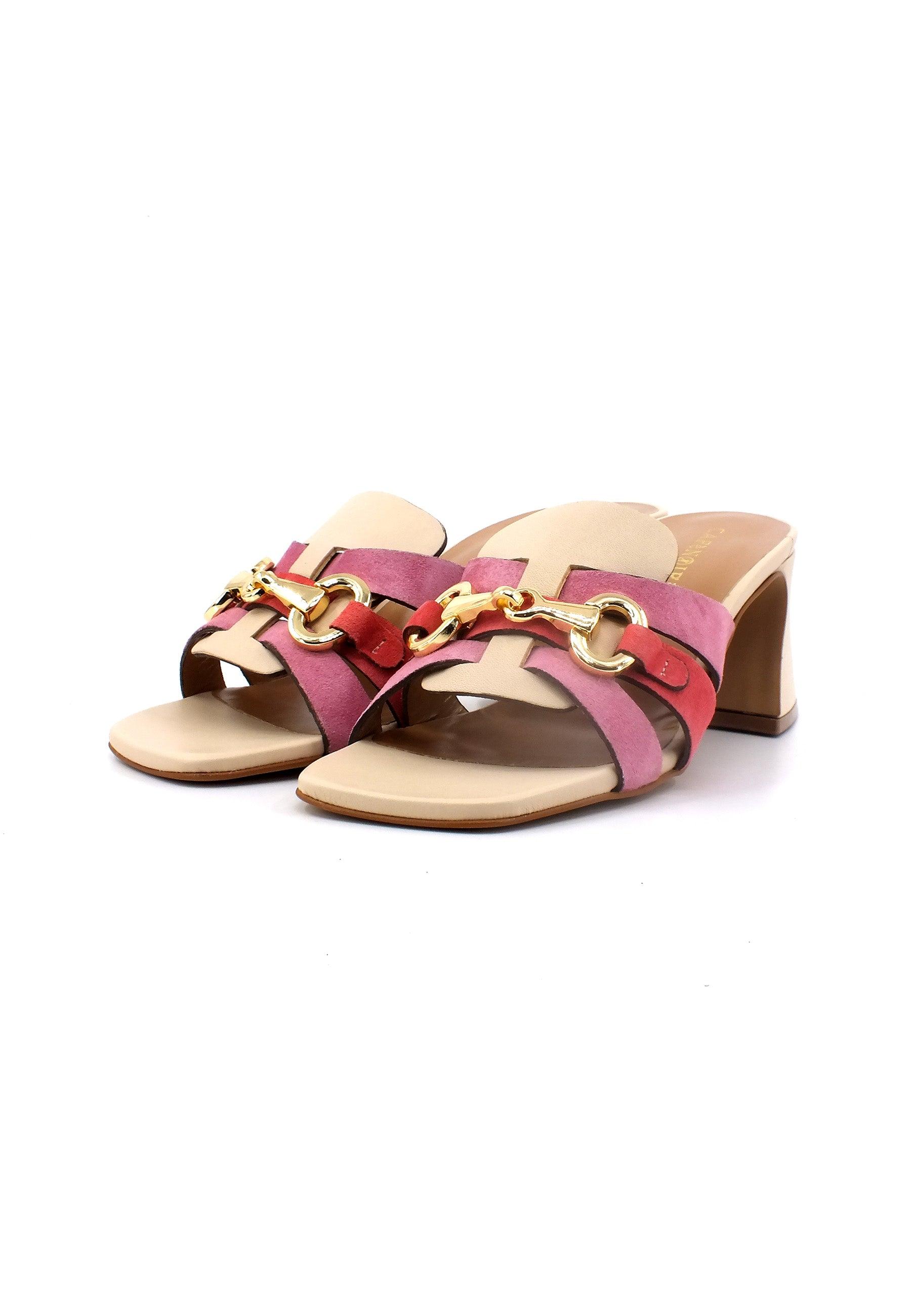 CAFENOIR Ciabatta Tacco Donna Multi Beige LC5005 - Sandrini Calzature e Abbigliamento