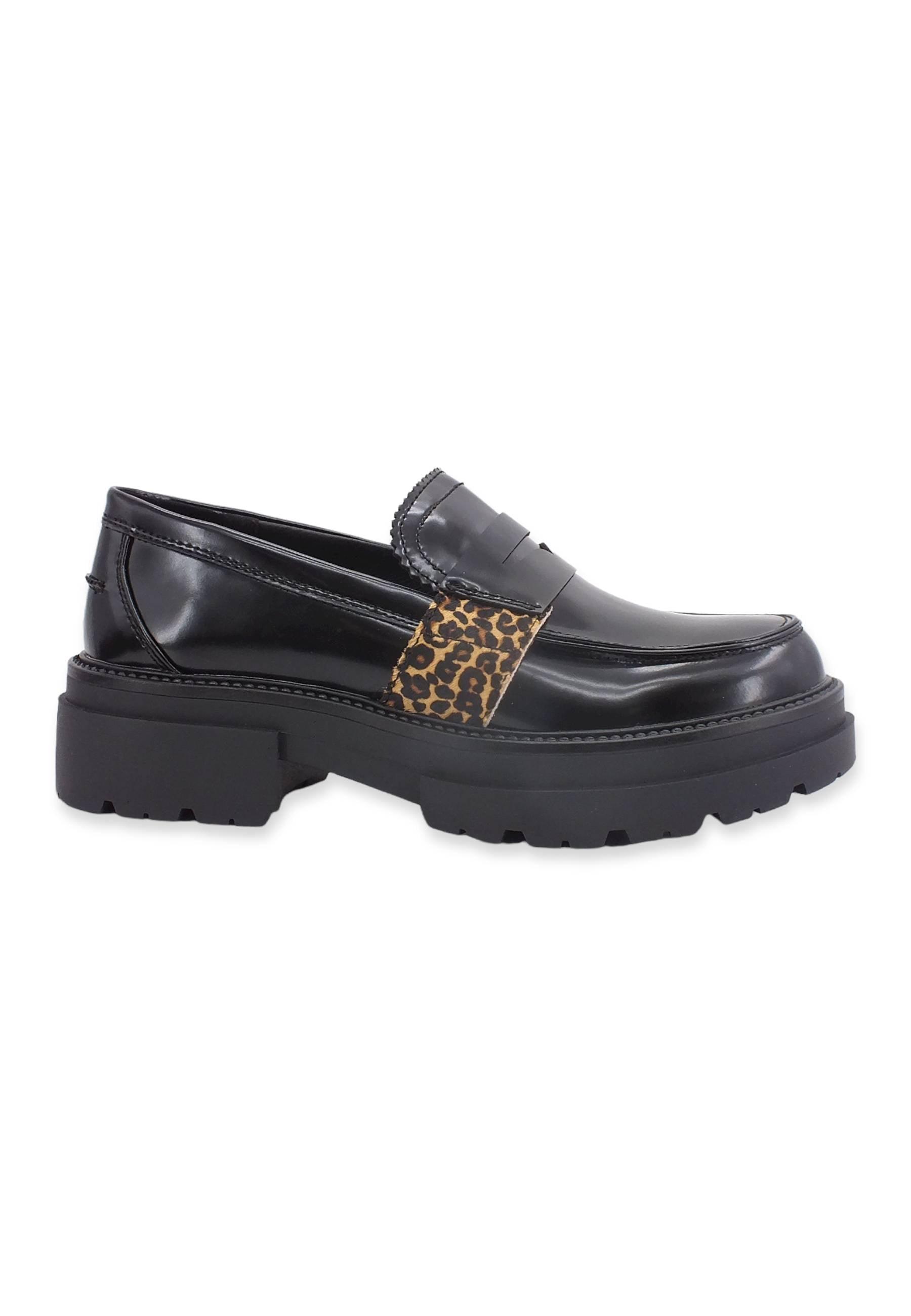 CAFENOIR Mocassino Donna Leo Nero EC9010 - Sandrini Calzature e Abbigliamento