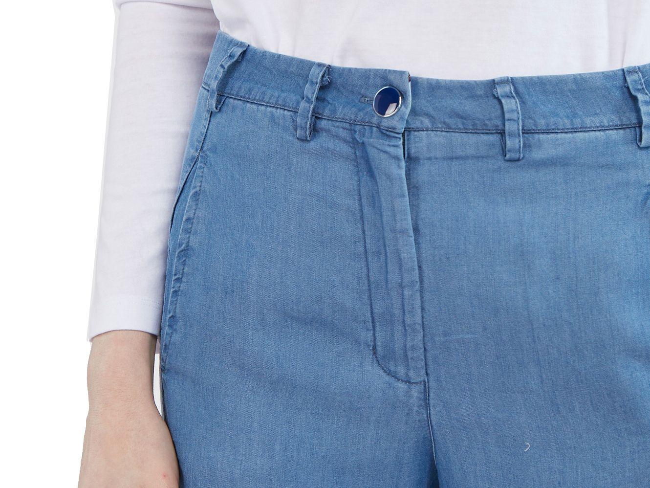 CAFENOIR Pantaloncino Bermuda Pescatora Blu Pervinca JP0024 - Sandrini Calzature e Abbigliamento