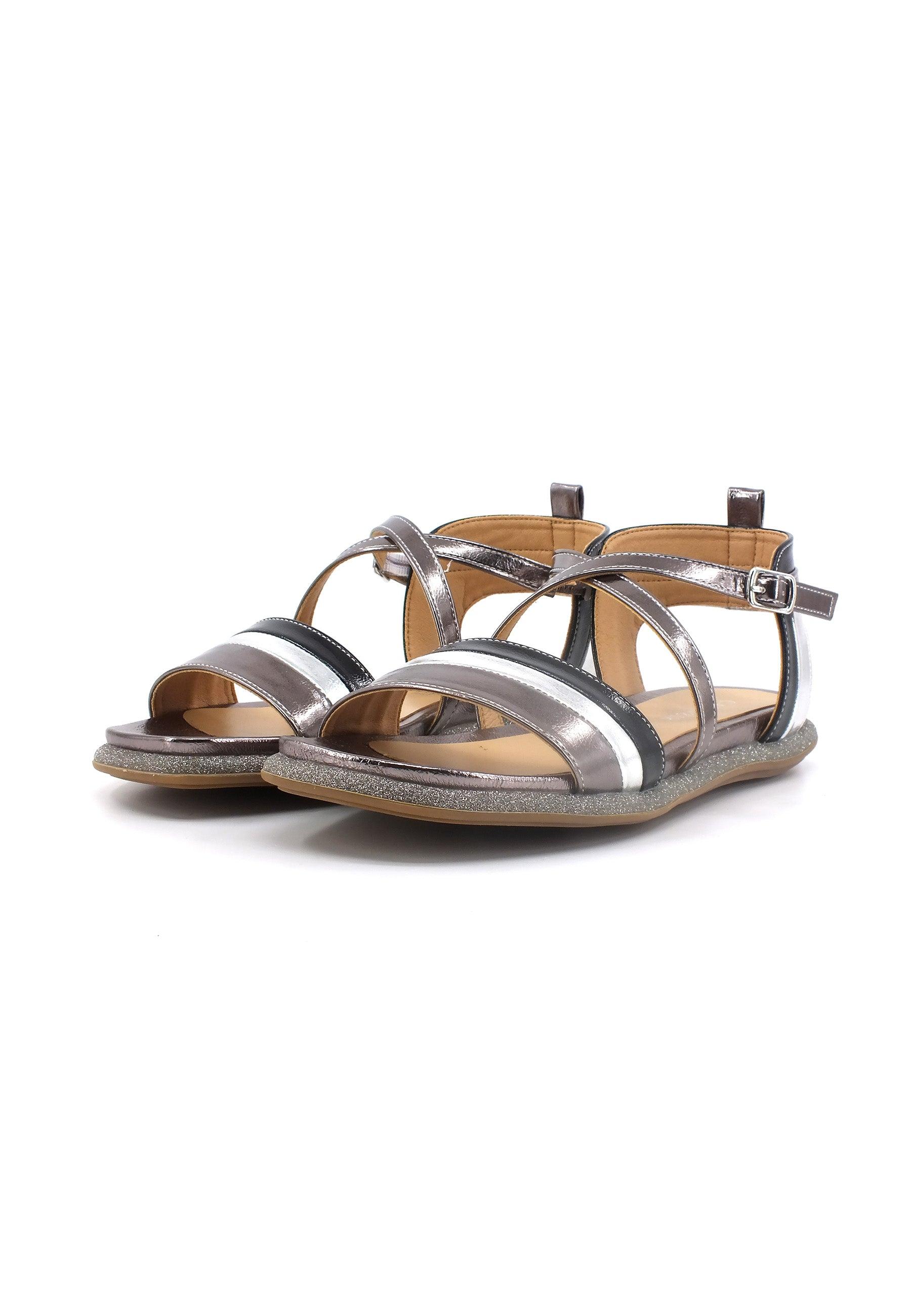 CAFENOIR Sandalo Donna Multi Antracite GM9002 - Sandrini Calzature e Abbigliamento