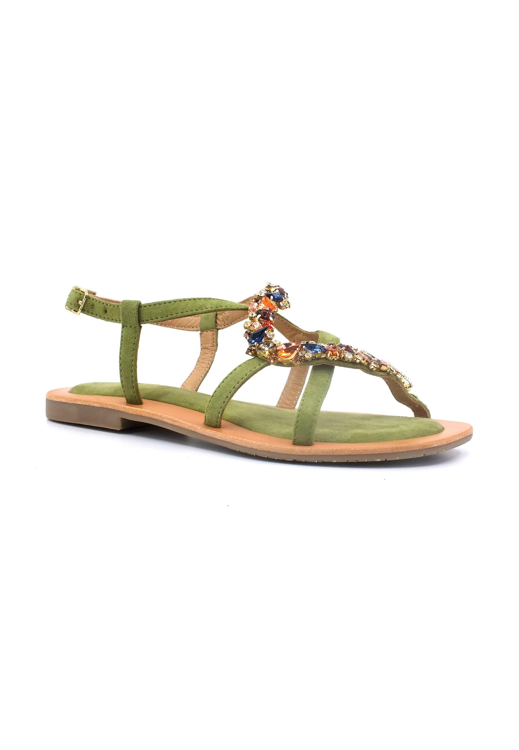 CAFENOIR Sandalo Donna Verde GE5420 - Sandrini Calzature e Abbigliamento