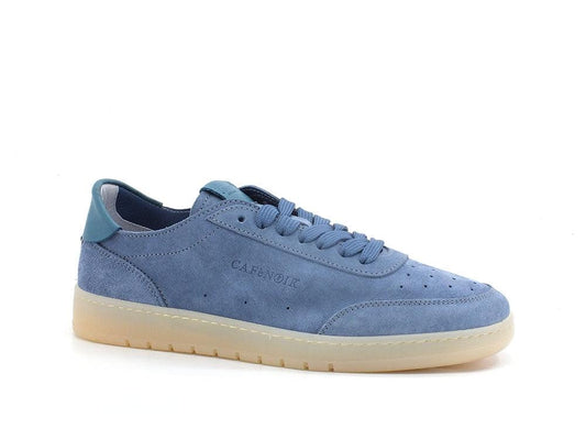 CAFENOIR Sneaker Uomo Suede Blu Cielo PQ6000 - Sandrini Calzature e Abbigliamento