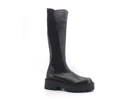 CAFENOIR Stivale Pelle Elastico Nero FC1340 - Sandrini Calzature e Abbigliamento