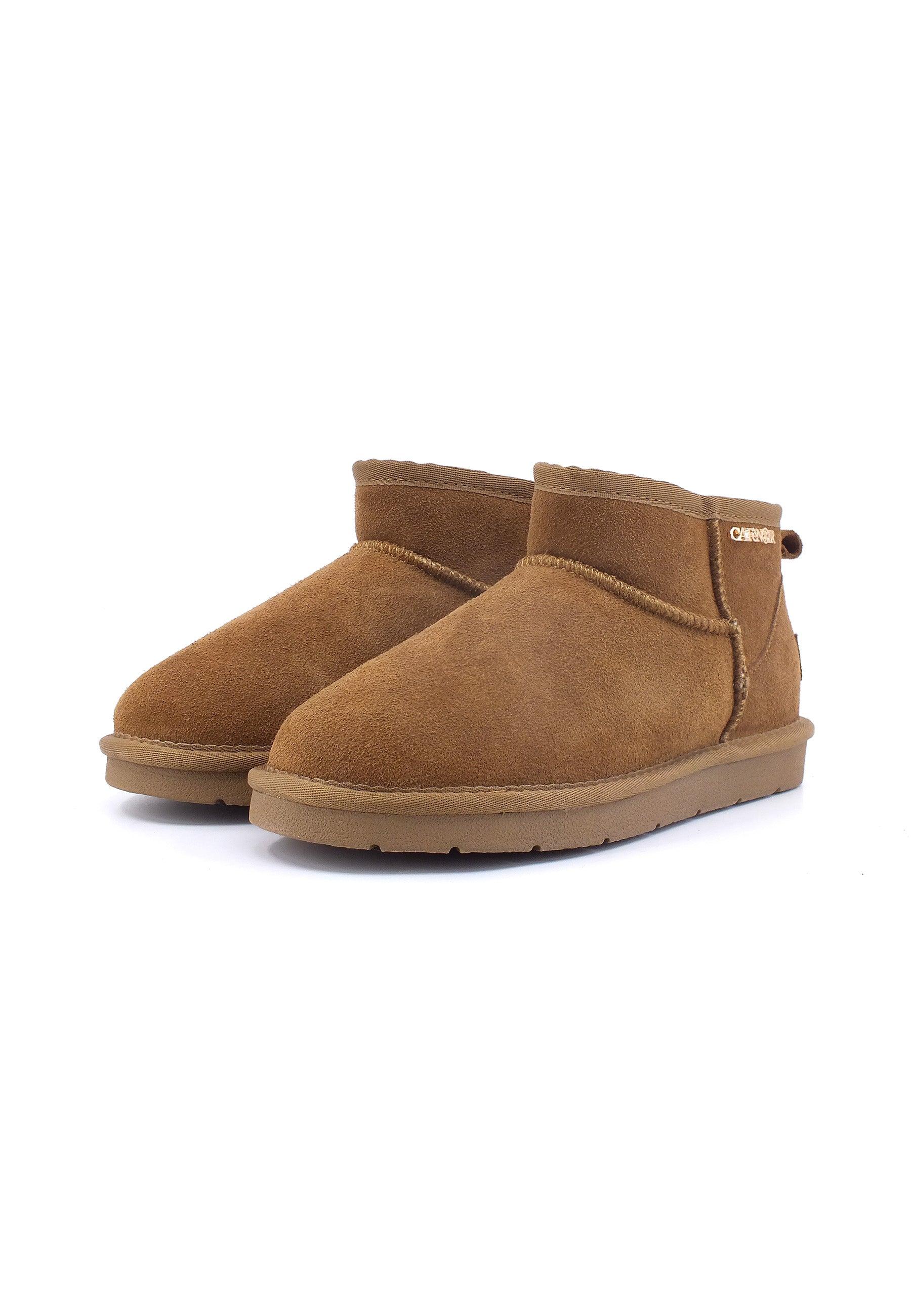 CAFENOIR Stivaletto Pelo Donna Camel Marrone DR6030 - Sandrini Calzature e Abbigliamento