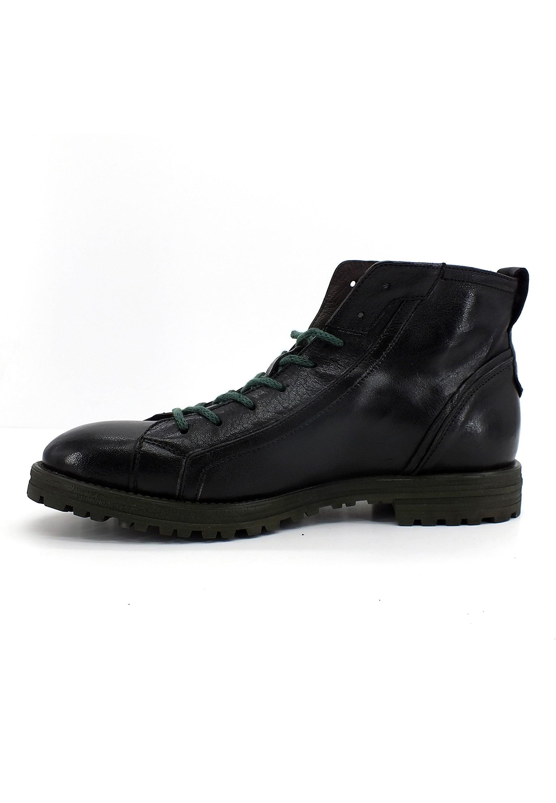 CAFENOIR Stivaletto Polacco Lacci Uomo Nero RS1001 - Sandrini Calzature e Abbigliamento
