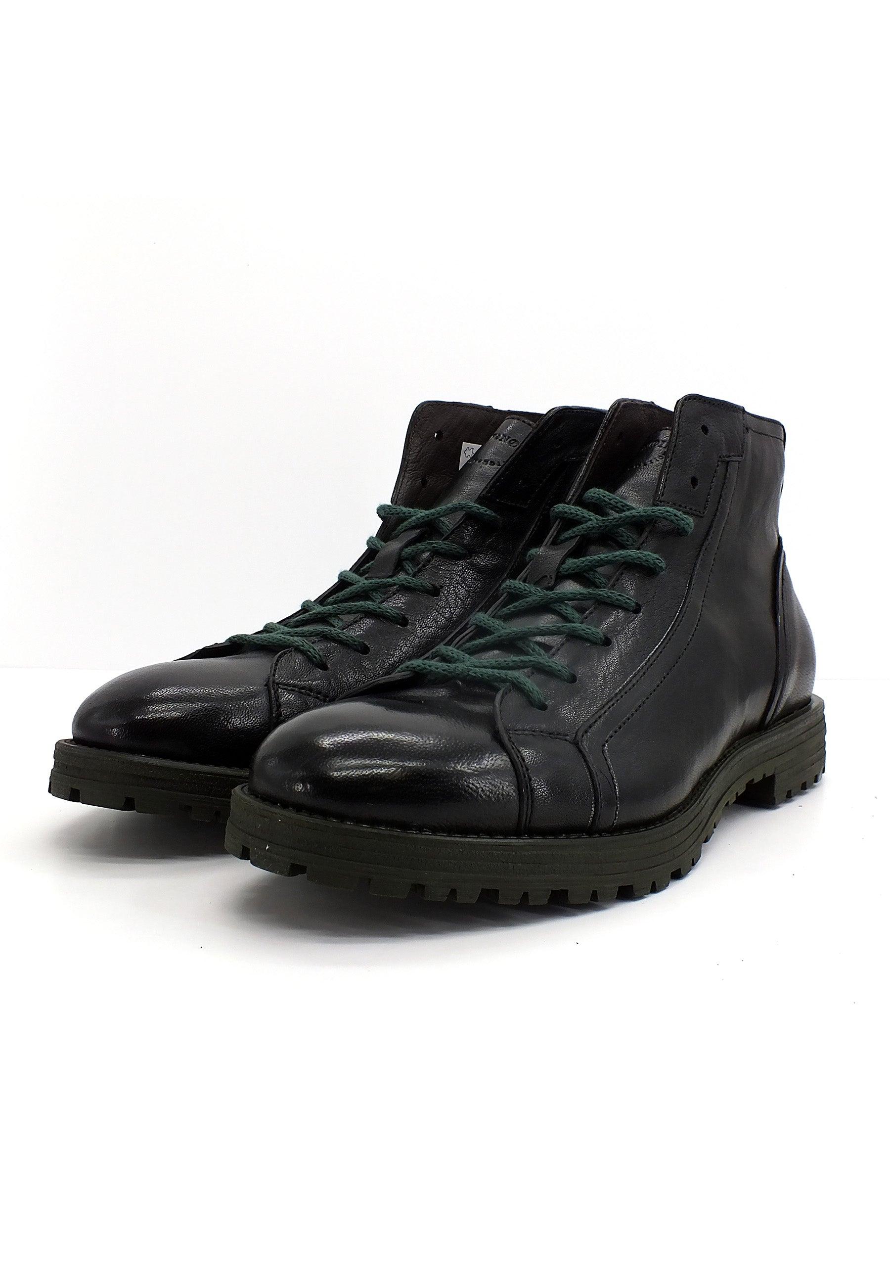 CAFENOIR Stivaletto Polacco Lacci Uomo Nero RS1001 - Sandrini Calzature e Abbigliamento