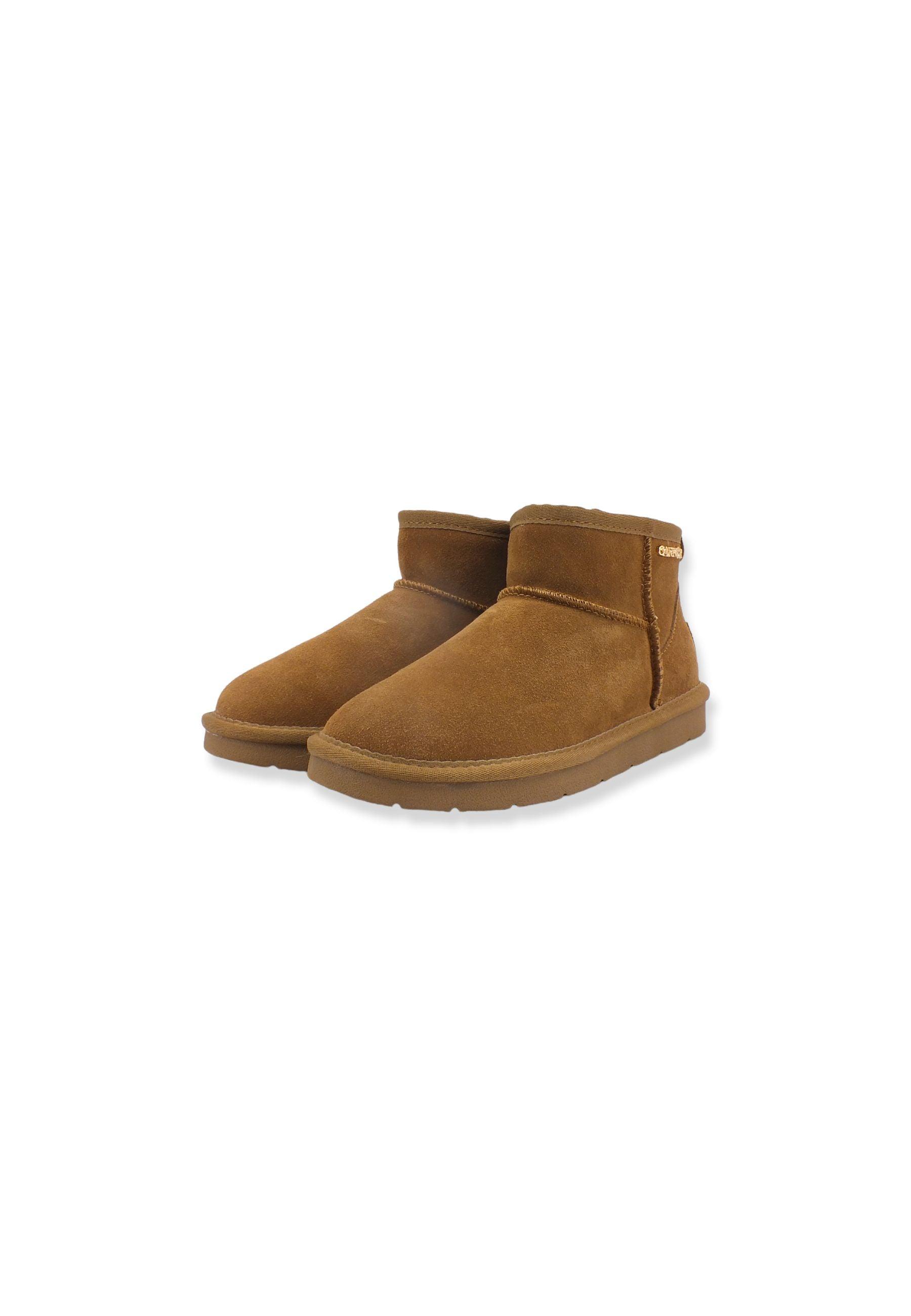 CAFENOIR Stivaletto Suede Con Pelo Donna Marrone Camel DR6030 - Sandrini Calzature e Abbigliamento